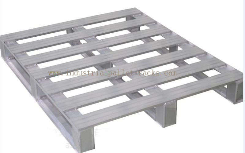 Heavy Duty Metal Pallets Warehouse Equipments Standard Size 40" X 48
