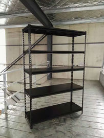 Slotted Angle Steel Light Duty Shelving Black / Grey / White in Storage Systems