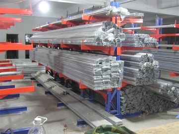 Custom metal cantilever storage racks , heavy duty cantilever racking