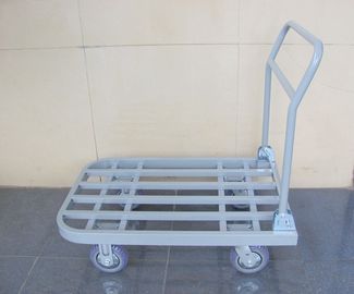steel tube foldable trolley warehouse equipments for Supermarket , Factory