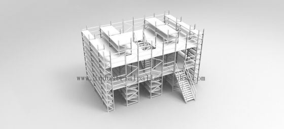 Buy Shelving Mezzanine Floors Light Duty Capacity 450LBS / 200kg Per Shelf online manufacture