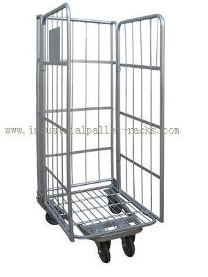 Buy 500kg Capacity Warehouse Equipments Euro Style Roll Container Powder Coating Finishes online manufacture