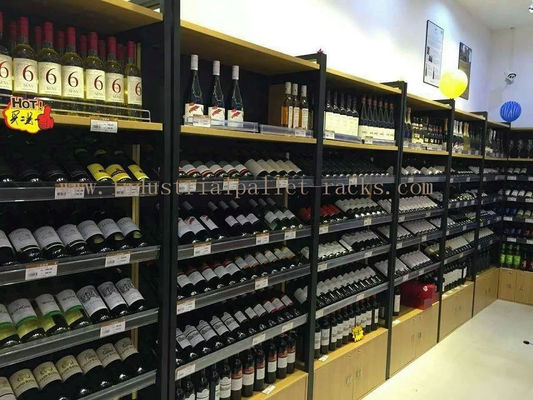 Buy Wine Display Rack Light Duty Shelving Wall Mounted 1200mm * 400mm * 2200mm online manufacture
