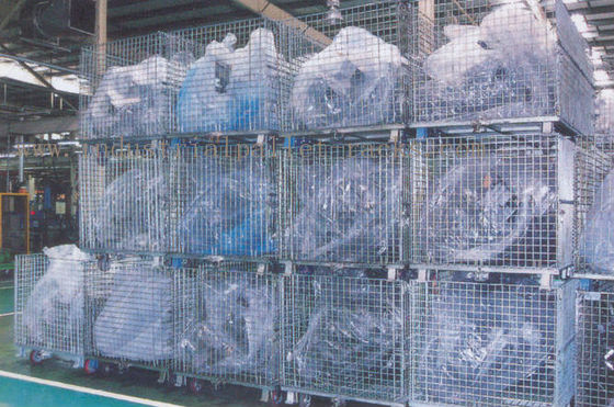 Buy Welded Wire Mesh Containers Warehouse Equipments For Storage Management online manufacture