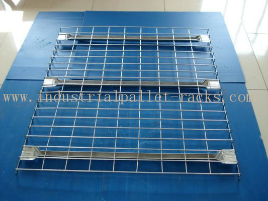 Buy Flared Steel Wire Mesh Decks Industrial Pallet Racks Heavy Duty Capacity 2000 LBS online manufacture