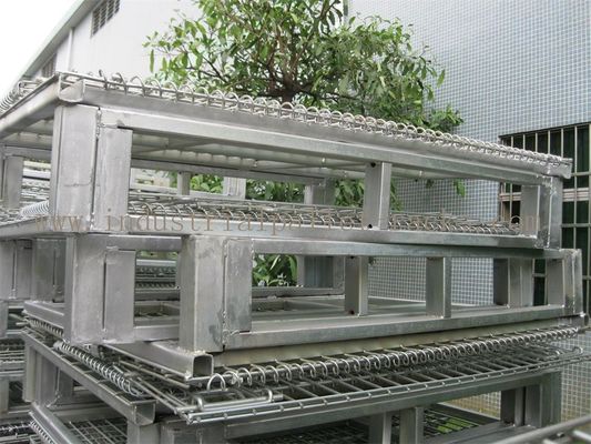 Buy Metal Pallet Containers With Wire Mesh Box For Racking System online manufacture
