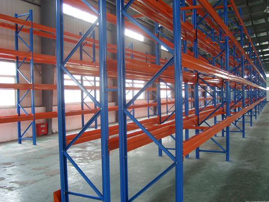 Buy Heavy Duty Selective Steel Storage Pallet Rack Systems With Spray Powder Paint online manufacture