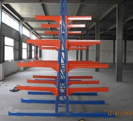Buy Industural light duty racking system , Long span cantilever lumber racks online manufacture