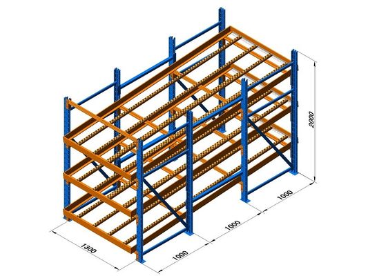 Buy Small light duty industrial storage racks for Production assembly line , 100KG online manufacture