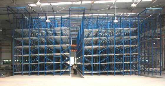 Buy 1500KG pallet rotation FIFO carton Flow Racks with roller track movement online manufacture