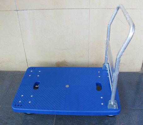 Buy logistic centra foldable plastic trolley with blue / grey , capacity 150kg online manufacture