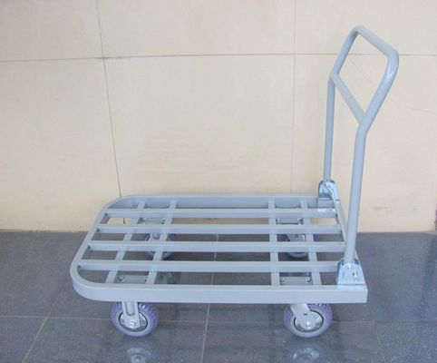 Buy steel tube foldable trolley warehouse equipments for Supermarket , Factory online manufacture
