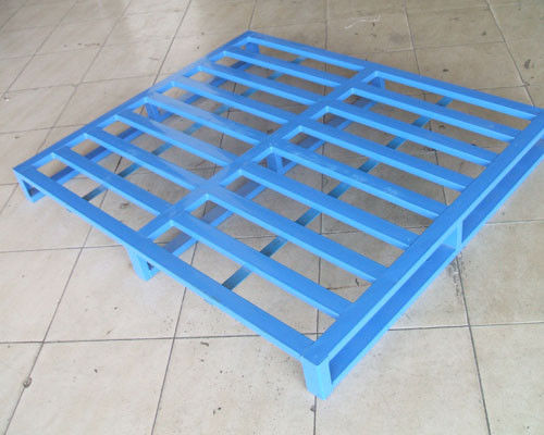 Buy Customized Painting Steel Pallet Warehouse Equipments, Standard Pallet Size For Storage online manufacture