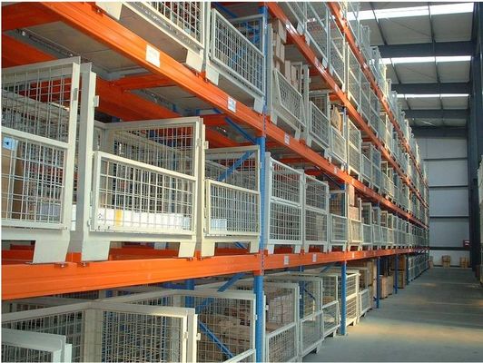 Buy Metal Cage Storing Selective Pallet Racking online manufacture