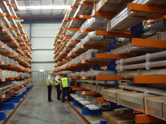 Buy Vertical Heavy Duty Cantilever Racking Systems , cantilever storage racks online manufacture