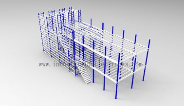 Ground + Two Flooring 246FT/7.5M Height Shelving With Mezzanine Floors System