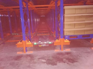 Heavy Duty Pallet Storage Radio Shuttle Racking System Operated by Forklift / Shuttle Motor