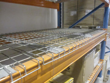 Customized Industrial Pallet Racks Wire Mesh Decking / Wire Decks For Metal Shelving
