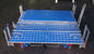 4 Side Bottom Plastic Board Steel Containers For Semi - Finished Cargo Protection