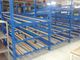 50KG material storage racks for conveyor carton , turn box piece picking gravity flow racks