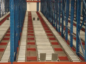 Adjustable Selective live pallet storage gravity flow shelving for Production assembly line