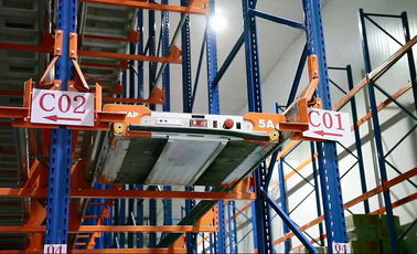 Automantic Heavy Duty Radio Shuttle Racking , storage racking system