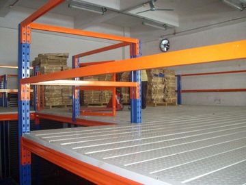 Heavy Weight Load Capacity Industrial Mezzanine Floors with Steel / Plywood Flooring