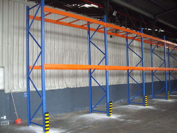 Cold Rolled Steel Racking Pallet Rack Shelving , Industrail Storage Solutions