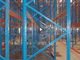 Narrow Aisle Heavy Duty Pallet Racking System Stacked Forklift Operation