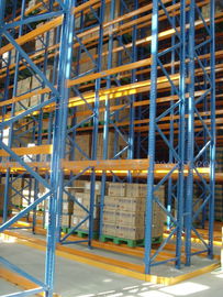 High Density VNA Pallet Rack Shelving 1100mm to 2200mm Customized