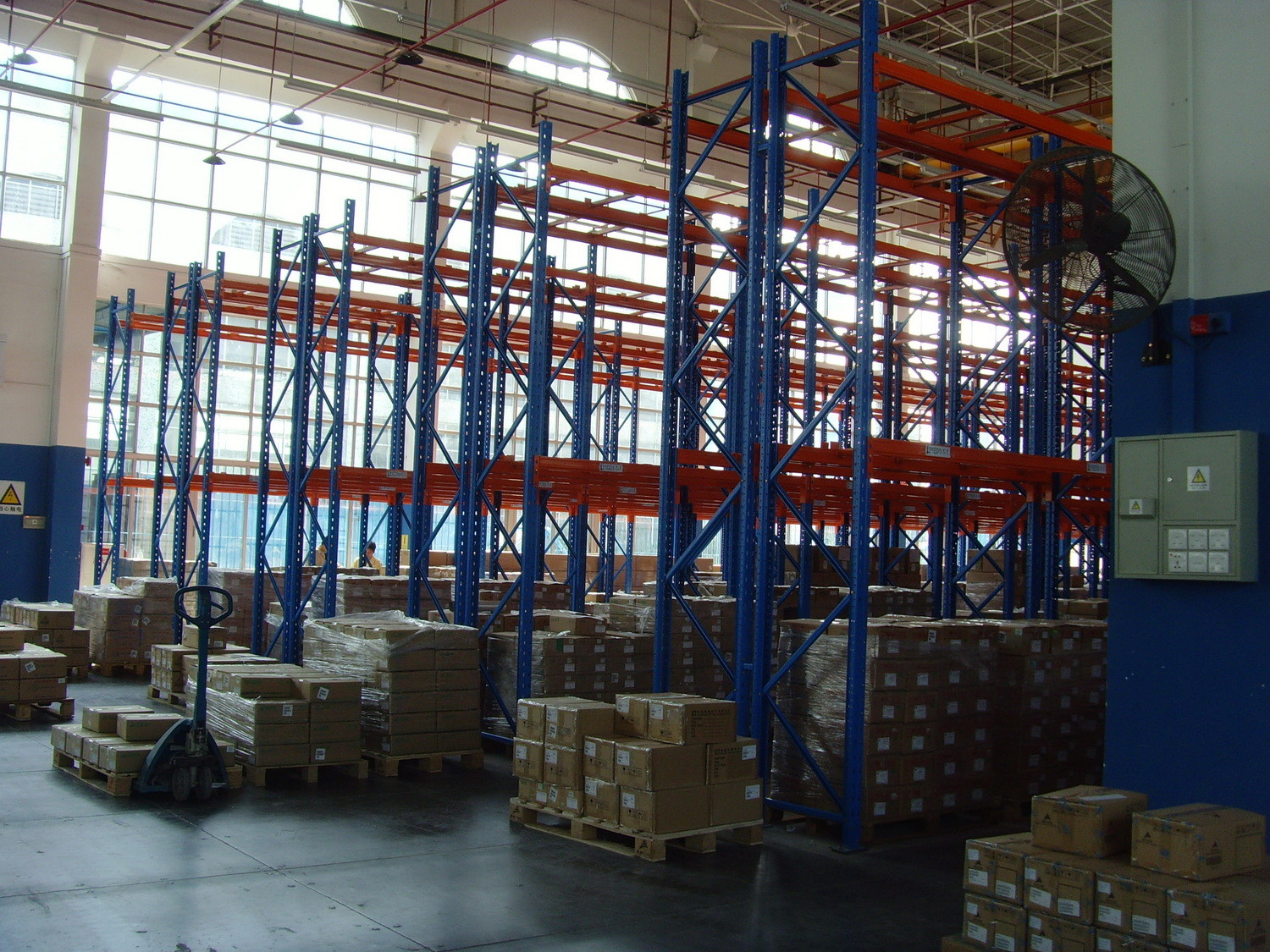 Powder Coating Double Deep Pallet Rack Anti-Rust 2000KG For Factory