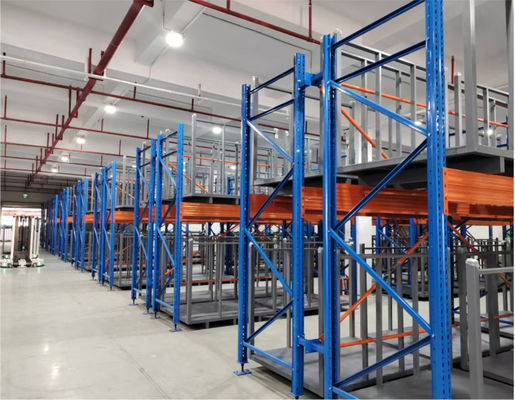 Customizable Fabric Roll Storage System with Forklift or AGV Operation for Medium and Small-Sized Warehouse Space